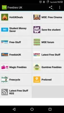 Freebies UK android App screenshot 0